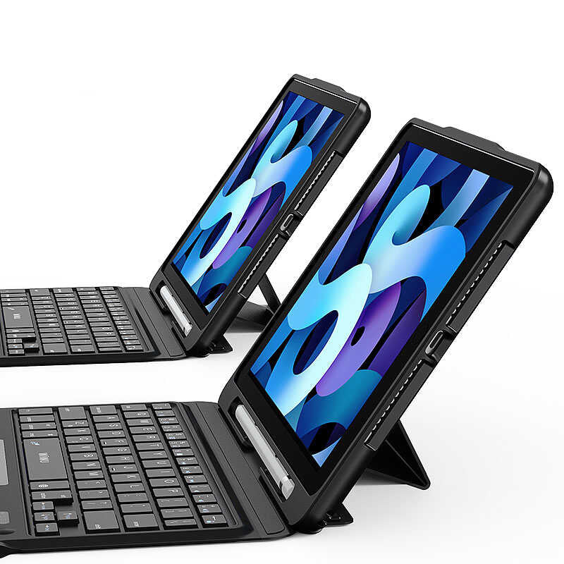 iPad Air 10.9 2020 (4.Nesil) Wiwu Keyboard Folio Kablosuz Klavyeli Kılıf