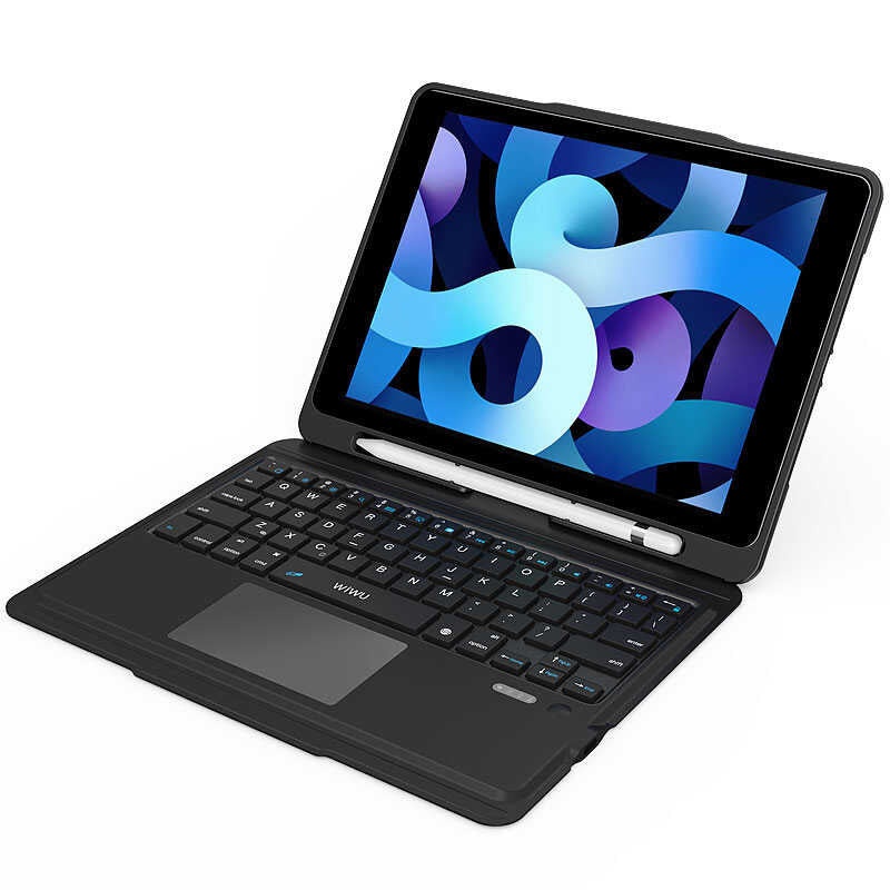 iPad Air 10.9 2020 (4.Nesil) Wiwu Keyboard Folio Kablosuz Klavyeli Kılıf