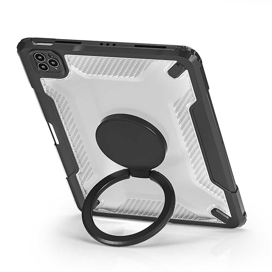 iPad Air 10.9 2020 (4.Nesil) Wiwu Mecha Dönebilen Standlı Tablet Kılıfı