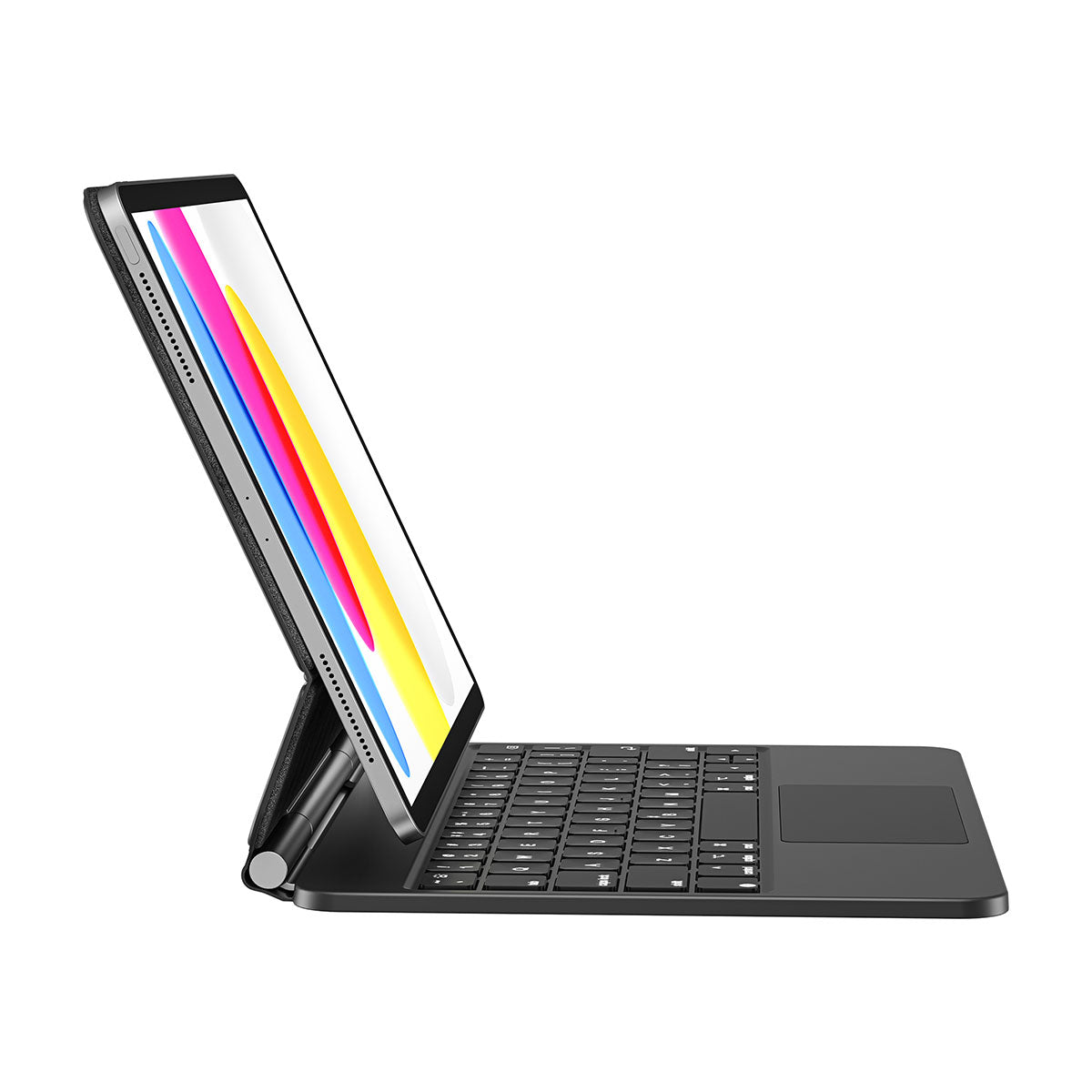 iPad 10.Nesil 2022 10.9" Klavyeli Kılıf Touchpad Klavye Aydınlatmalı Wiwu KX005 Keyboard