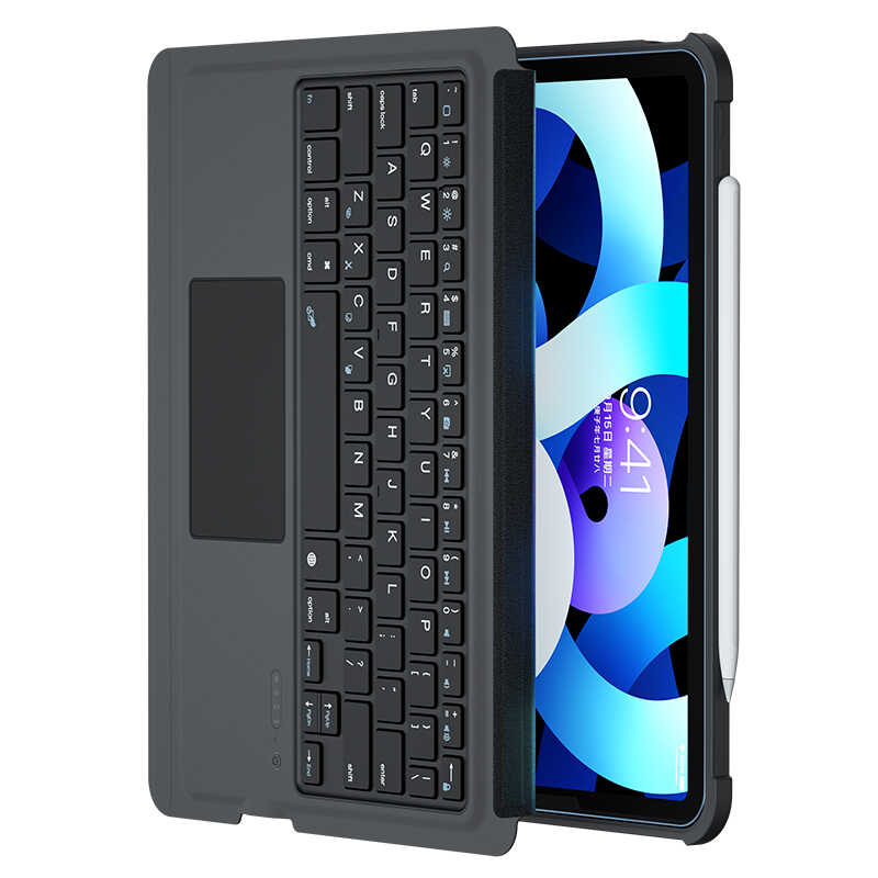 iPad Air 10.9 2022 (5.Nesil) Benks Multifunctional Kablosuz Klavyeli Kılıf