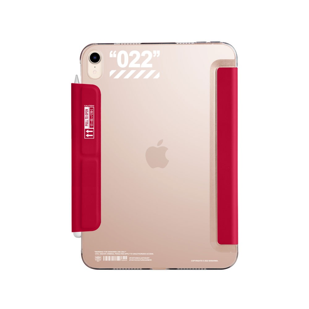 iPad Air 10.9 2022 (5.Nesil) Kılıf SkinArma Kalemlikli Arkası Şeffaf Standlı Magnetik Taihi Sora Kılıf