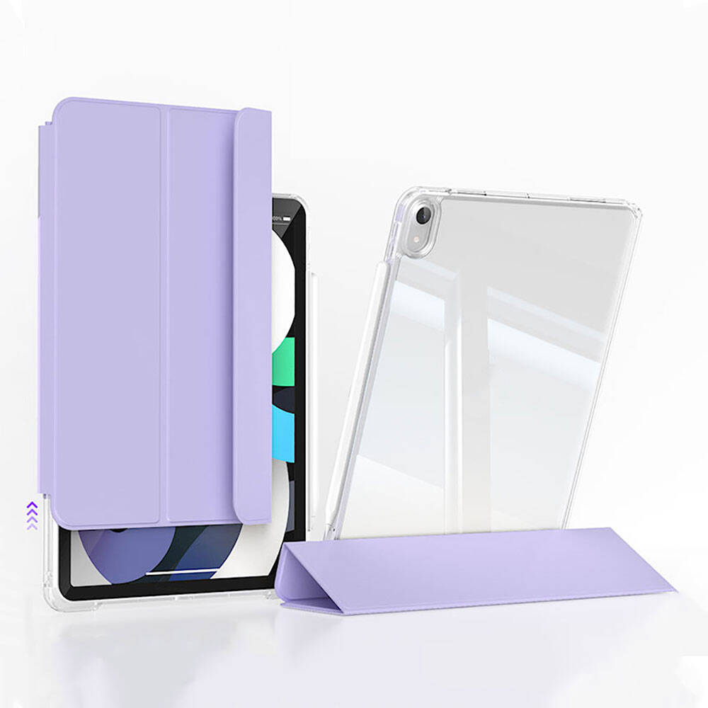 iPad Air 11 2024 Kılıf Magnetik Ayrılabilen Airbagli Zore Sliding Tablet Kılıfı