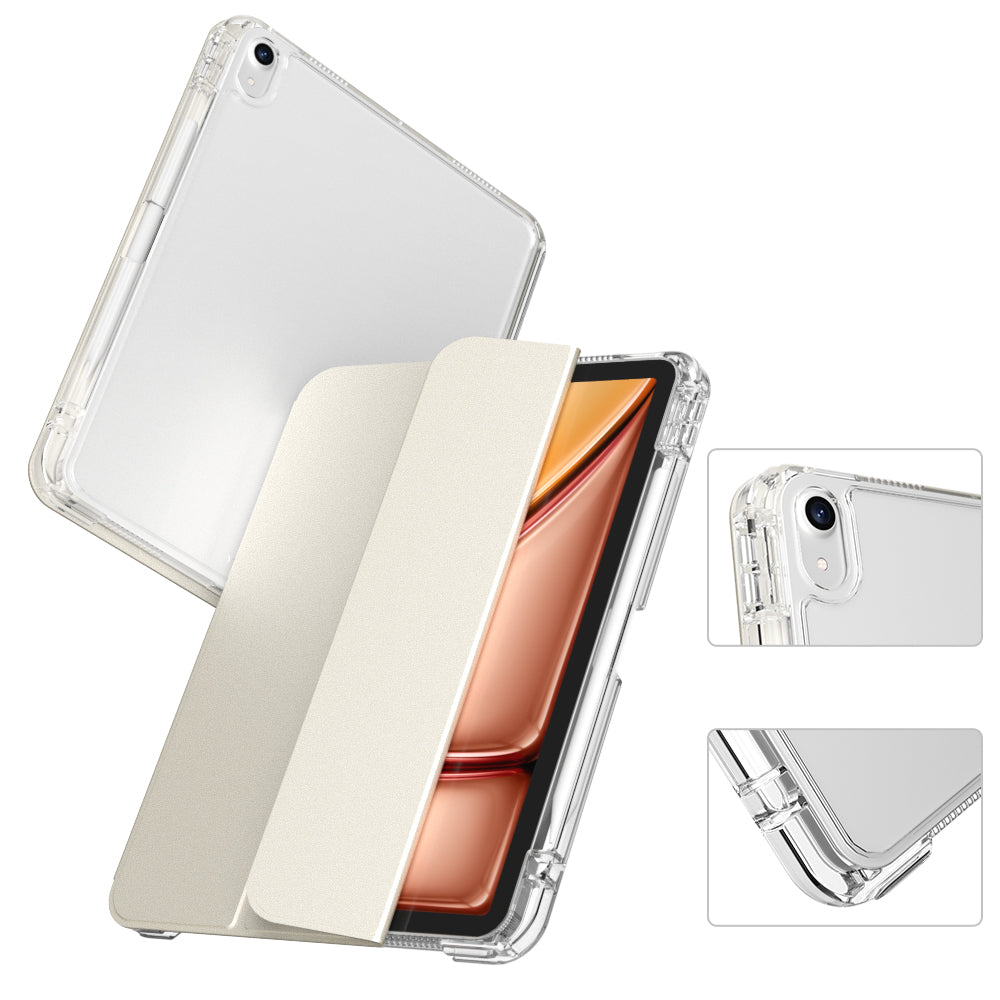 iPad Air 11 2024 Kılıf Magnetik Ayrılabilen Airbagli Zore Sliding Tablet Kılıfı