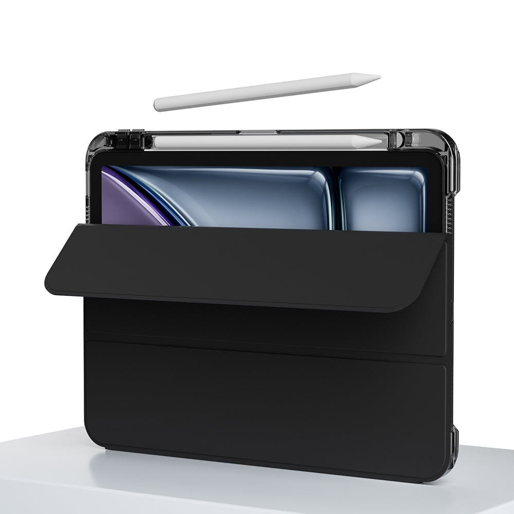 iPad Air 11 2024 Kılıf Magnetik Ayrılabilen Airbagli Zore Sliding Tablet Kılıfı