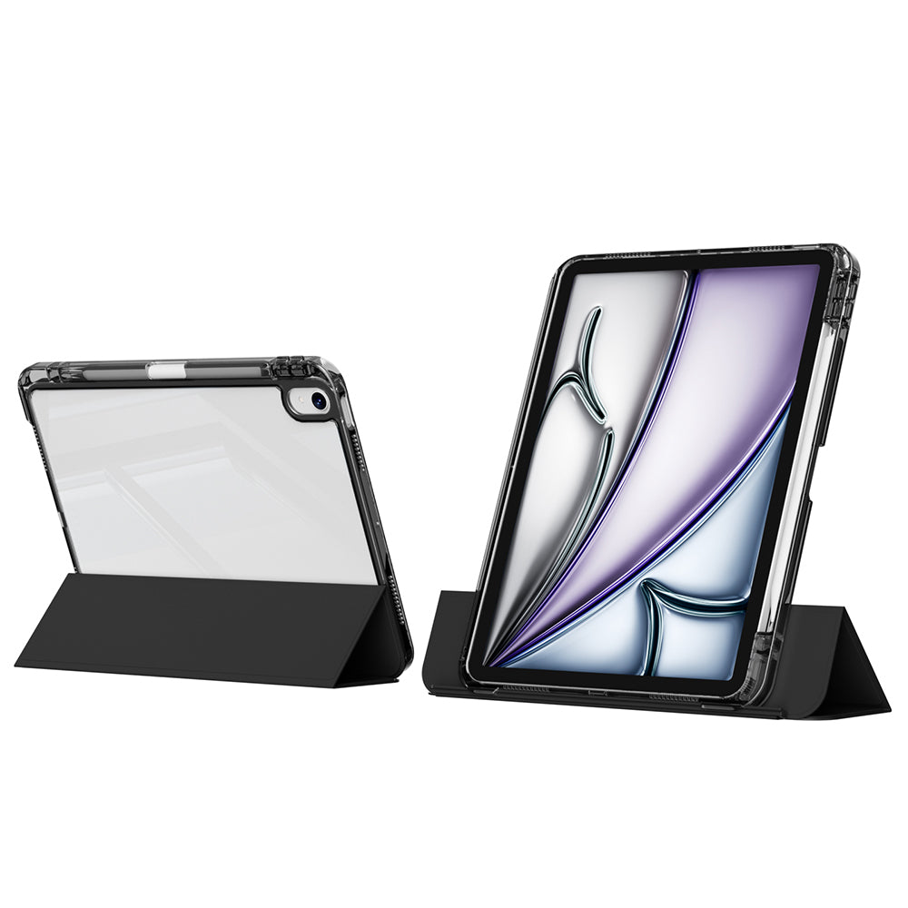 iPad Air 11 2024 Kılıf Magnetik Ayrılabilen Airbagli Zore Sliding Tablet Kılıfı