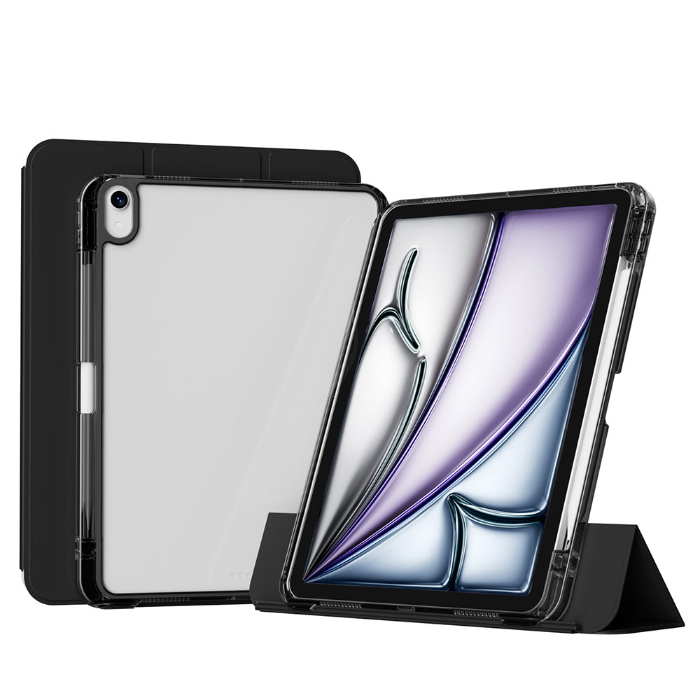 iPad Air 11 2024 Kılıf Magnetik Ayrılabilen Airbagli Zore Sliding Tablet Kılıfı