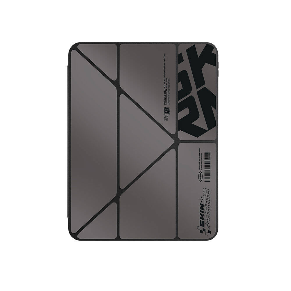 iPad Air 11 2024 Kılıf SkinArma Holografik Tasarımlı Arkası Şeffaf Çıkarılabilir Magnetik Kira Kobai Kılıf