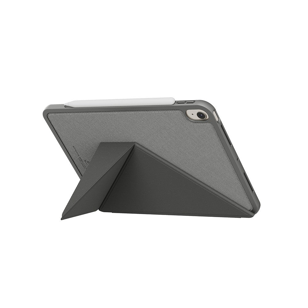 iPad Air 11 2024 Kılıf Skinarma Kalemlikli Dokulu Tasarım Standlı Magnetik Trilon Kılıf