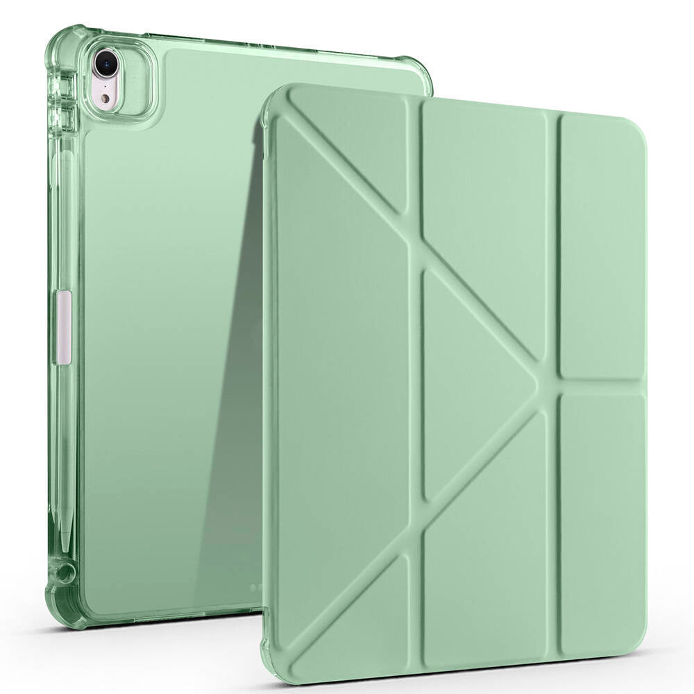iPad Air 11 2024 Kılıf Zore Tri Folding Kalem Bölmeli Standlı Kılıf