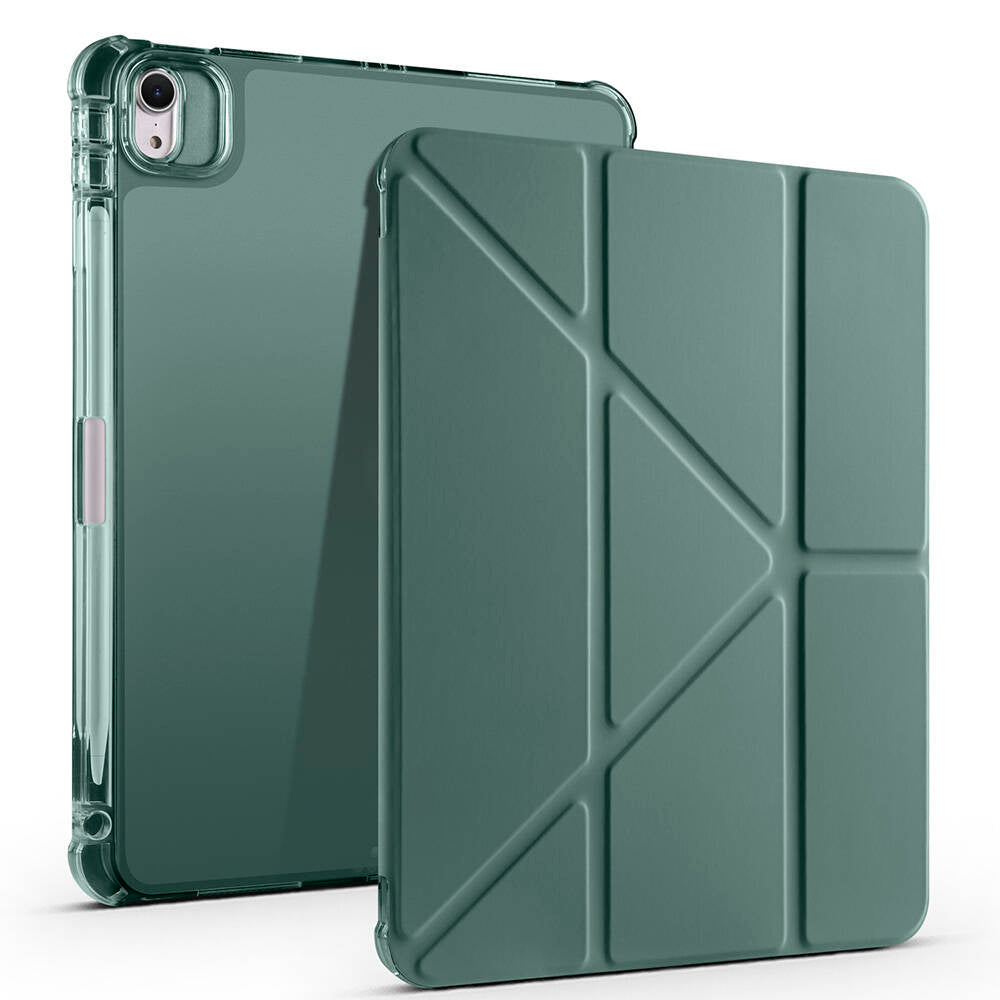 iPad Air 11 2024 Kılıf Zore Tri Folding Kalem Bölmeli Standlı Kılıf