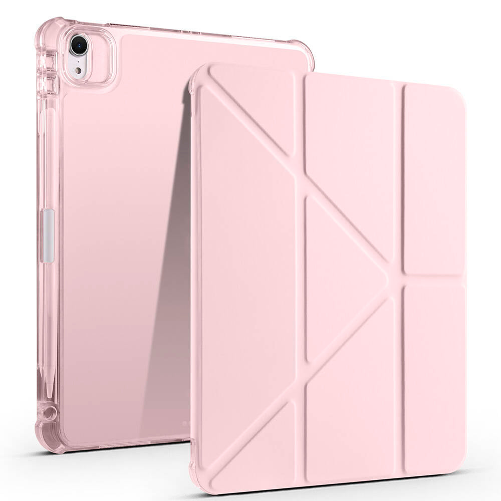 iPad Air 11 2024 Kılıf Zore Tri Folding Kalem Bölmeli Standlı Kılıf