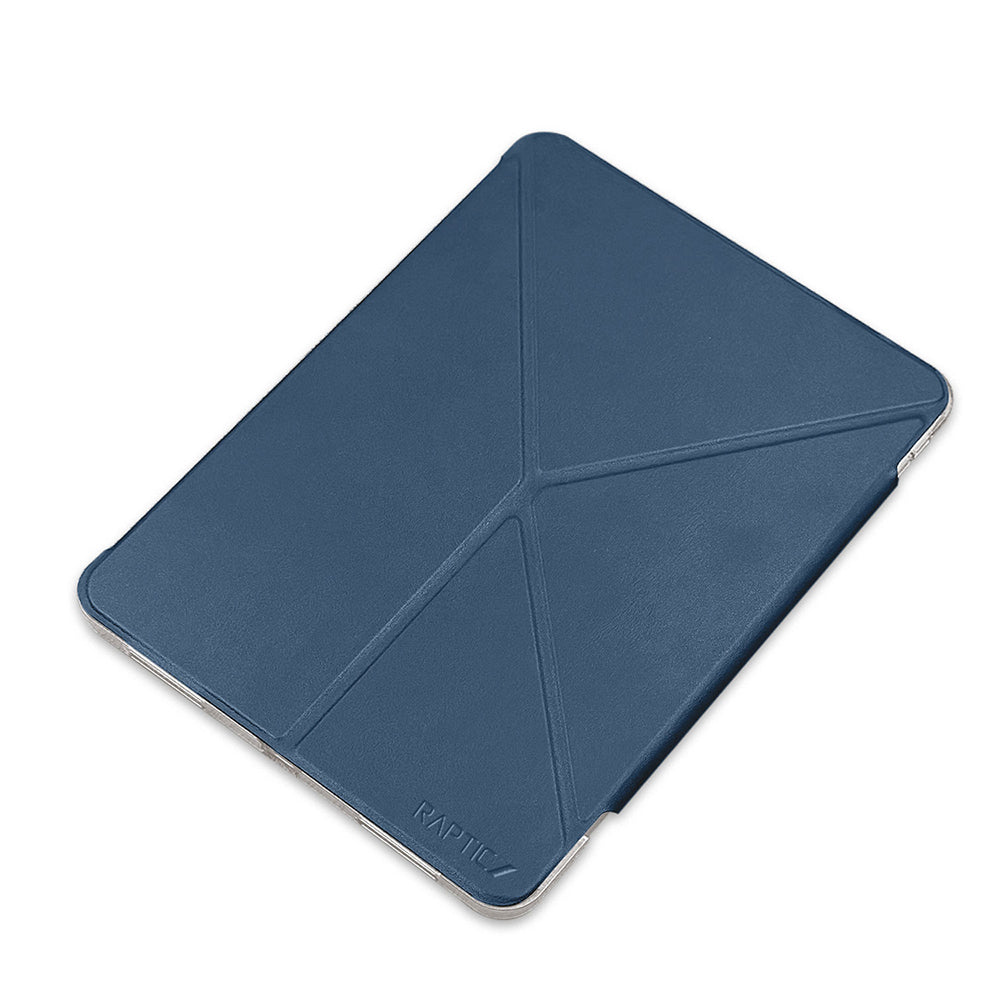 iPad Air 11 2024 Raptic Clear Folio Airbagli Şeffaf Kılıflı Katlanabilir Standlı Kılıf