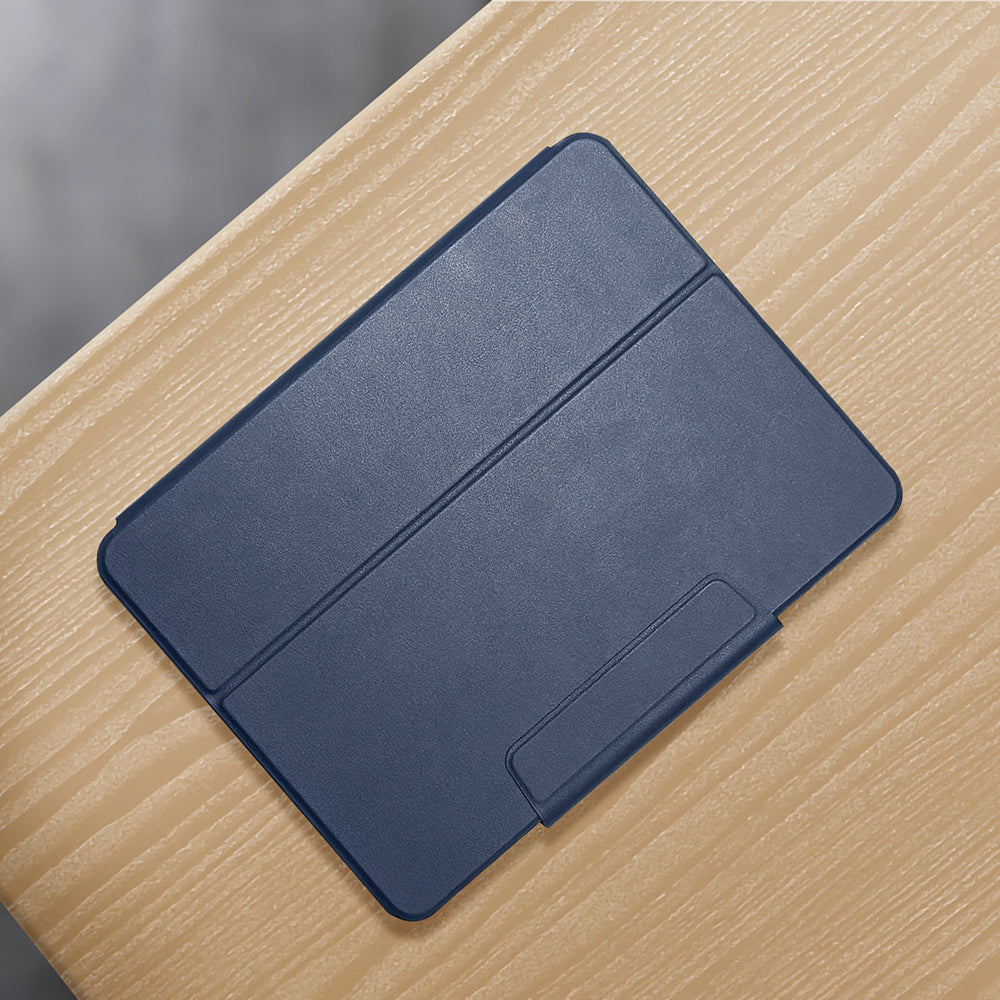 iPad Air 11 2024 Raptic Spin Detachable Folio PU Ayrılabilir Kalem Bölmeli Standlı Kılıf