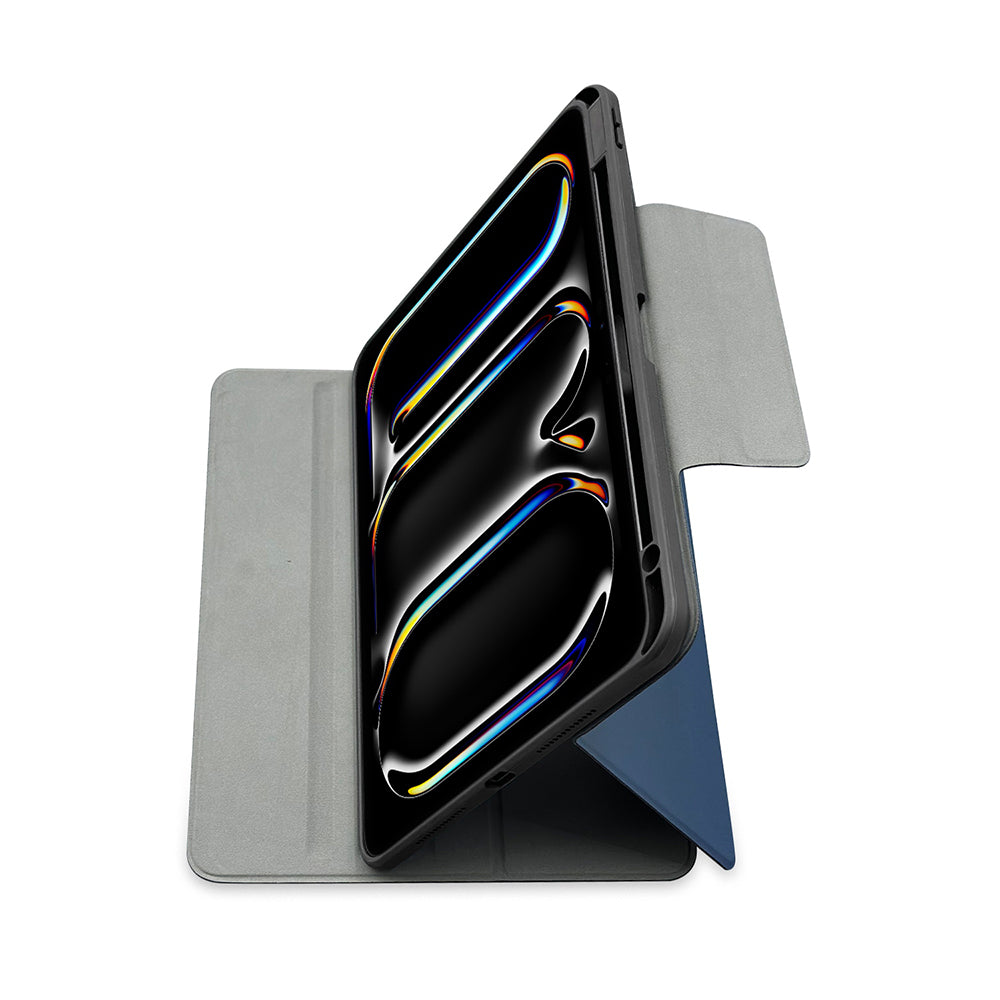 iPad Air 11 2024 Raptic Spin Detachable Folio PU Ayrılabilir Kalem Bölmeli Standlı Kılıf