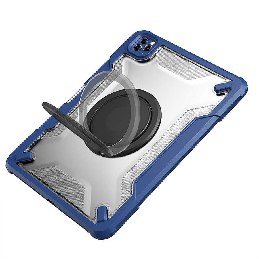iPad Air 11 2024 Wiwu Mecha Dönebilen Standlı Tablet Kılıfı