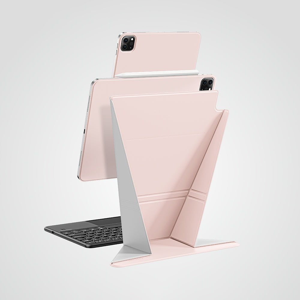 iPad Air 11 2025 M3 Amazingthing Matte Pro Mag Folio Katlanabilir Magnetik Standlı Kılıf