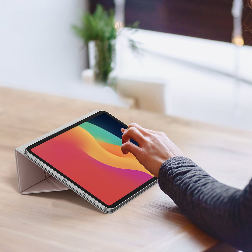 iPad Air 11 2025 M3 Amazingthing Matte Pro Mag Folio Katlanabilir Magnetik Standlı Kılıf