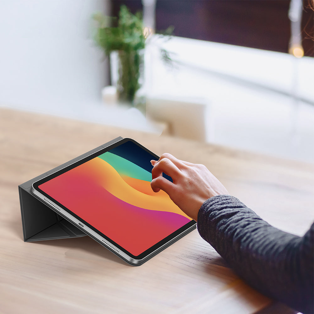 iPad Air 11 2025 M3 Amazingthing Matte Pro Mag Folio Katlanabilir Magnetik Standlı Kılıf
