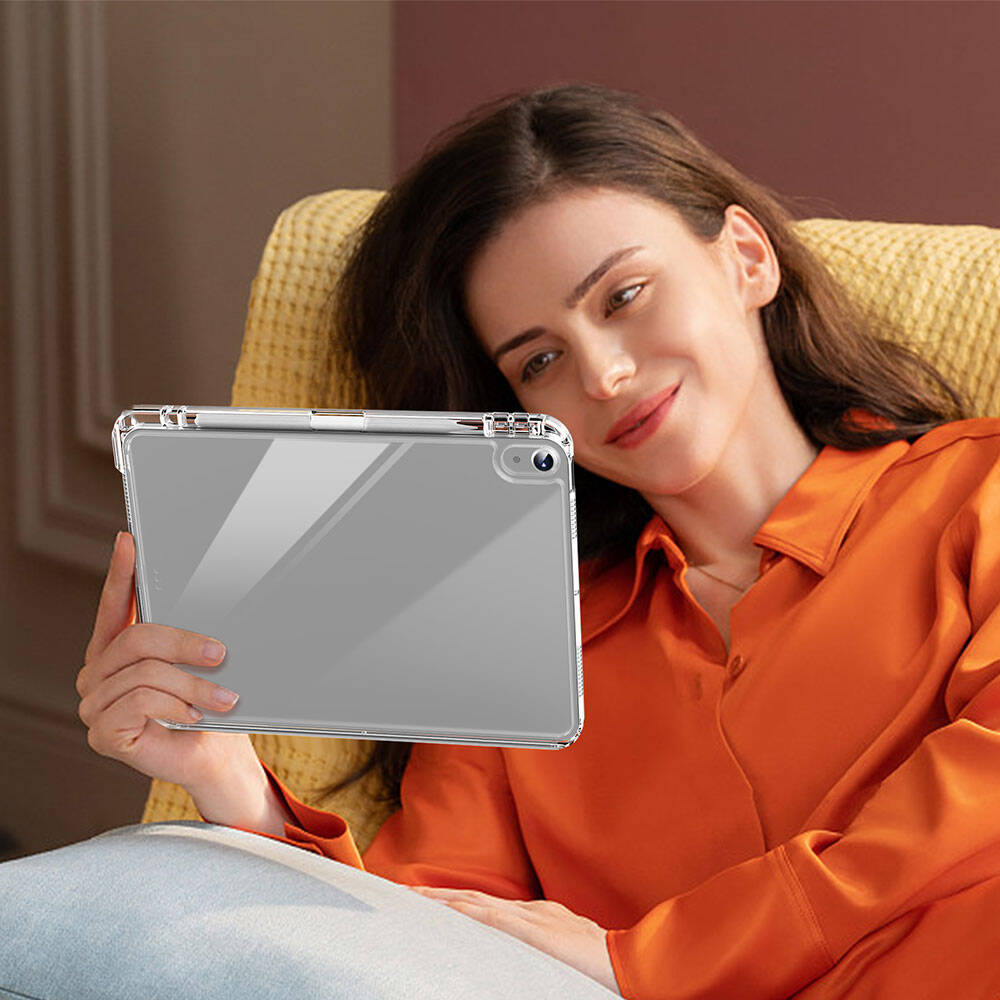 iPad Air 11 2025 M3 Kılıf Magnetik Ayrılabilen Airbagli Zore Sliding Tablet Kılıfı