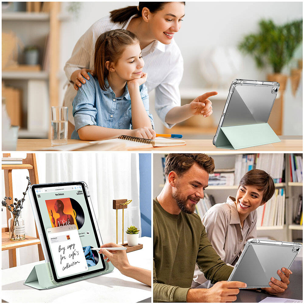 iPad Air 11 2025 M3 Kılıf Magnetik Ayrılabilen Airbagli Zore Sliding Tablet Kılıfı