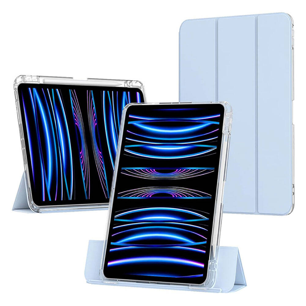 iPad Air 11 2025 M3 Kılıf Magnetik Ayrılabilen Airbagli Zore Sliding Tablet Kılıfı