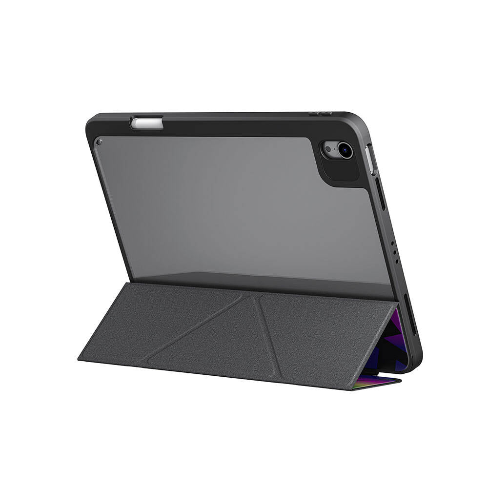 iPad Air 11 2025 M3 Kılıf SkinArma Holografik Tasarımlı Arkası Şeffaf Çıkarılabilir Magnetik Kira Kobai Kılıf