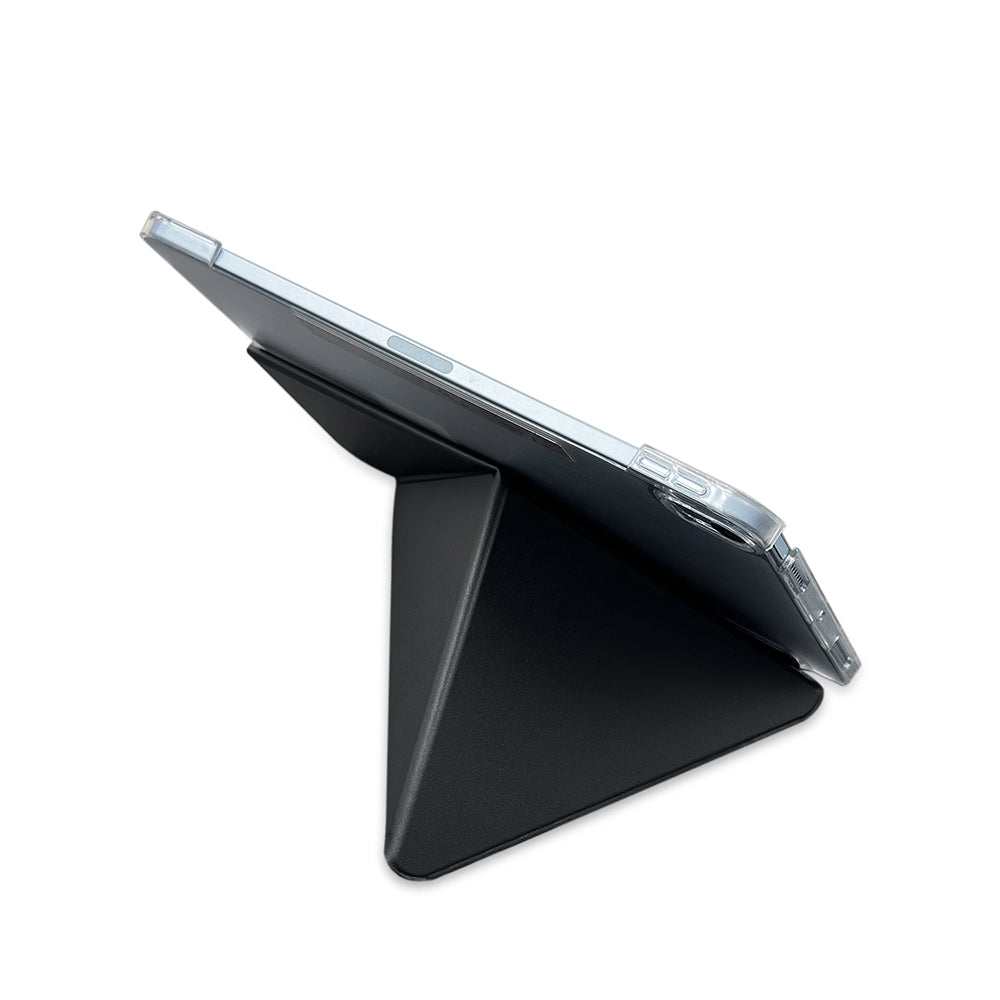 iPad Air 11 2025 M3 Raptic Clear Folio Airbagli Şeffaf Kılıflı Katlanabilir Standlı Kılıf