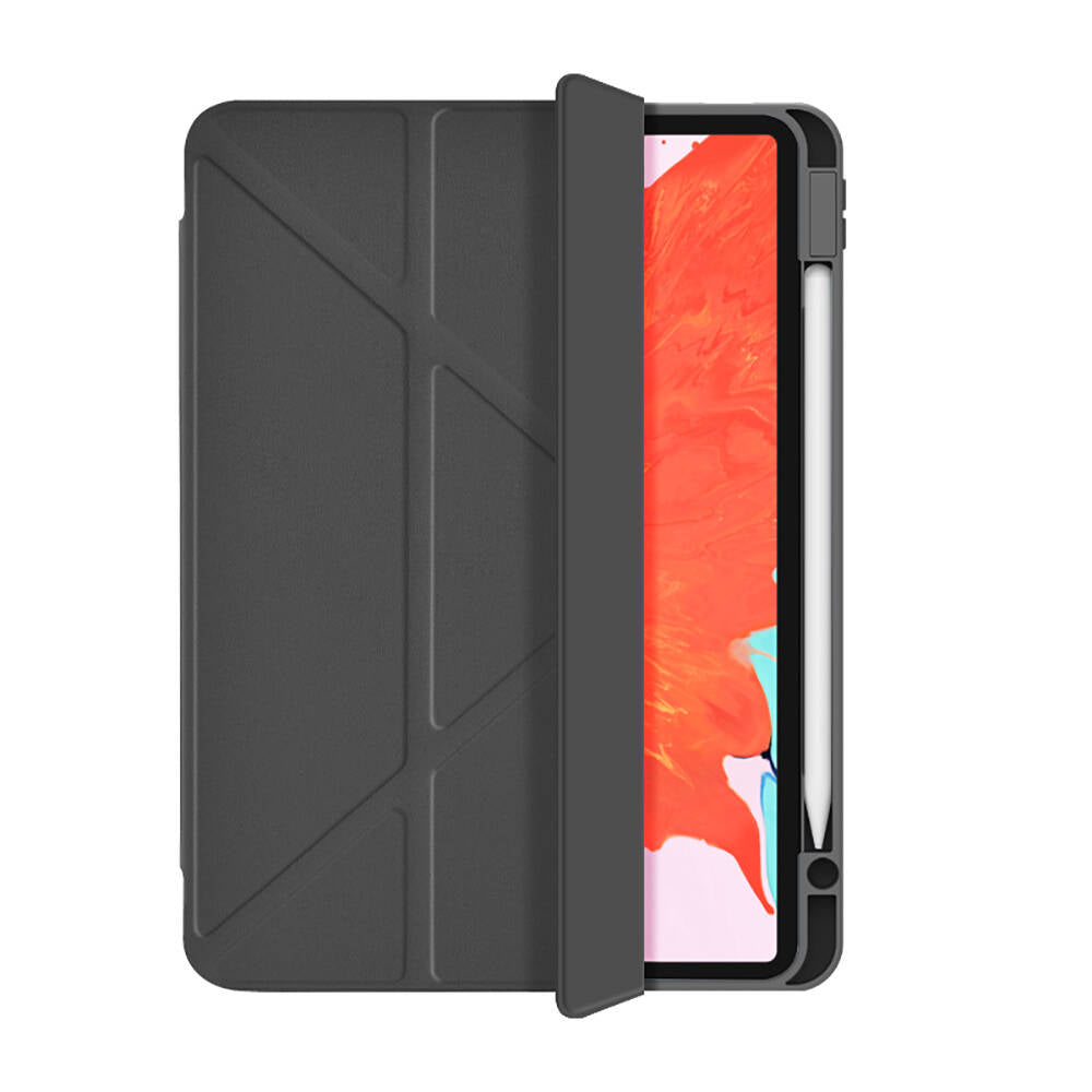 iPad Air 12.9 2022 M2 Wiwu 360° Dönebilen Standlı Magnetik Koruyucu Tablet Kılıfı