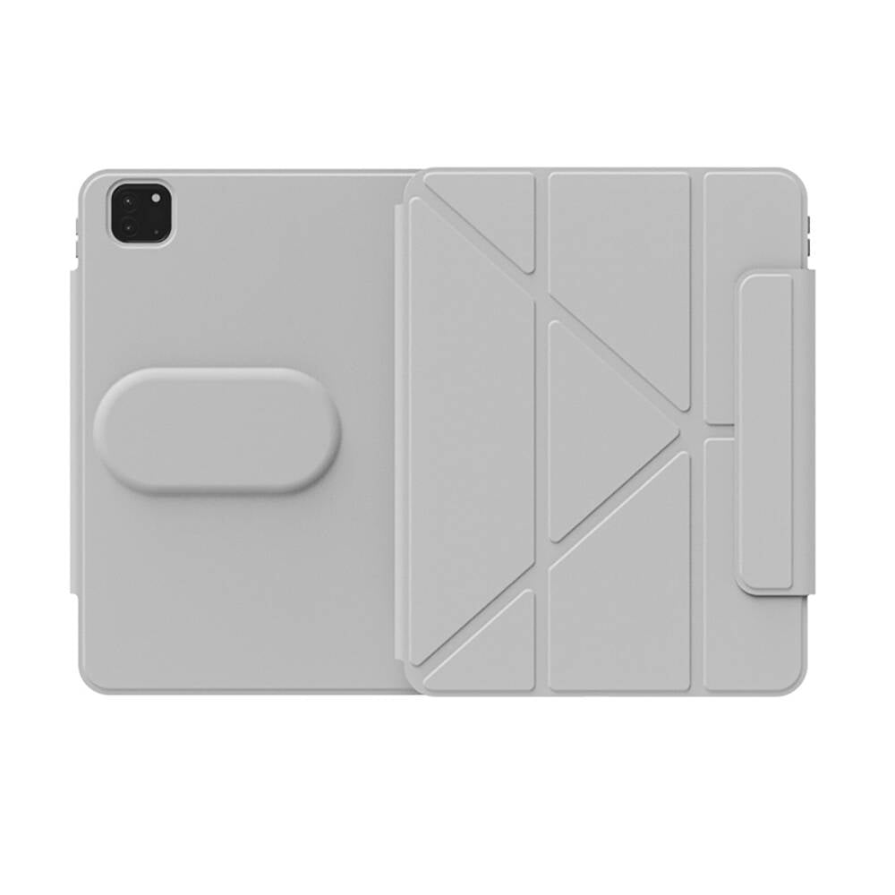 iPad Air 12.9 2022 M2 Wiwu 360° Dönebilen Standlı Magnetik Koruyucu Tablet Kılıfı