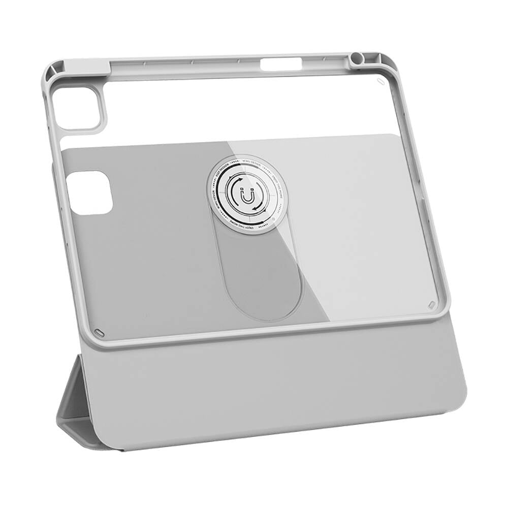 iPad Air 12.9 2022 M2 Wiwu 360° Dönebilen Standlı Magnetik Koruyucu Tablet Kılıfı