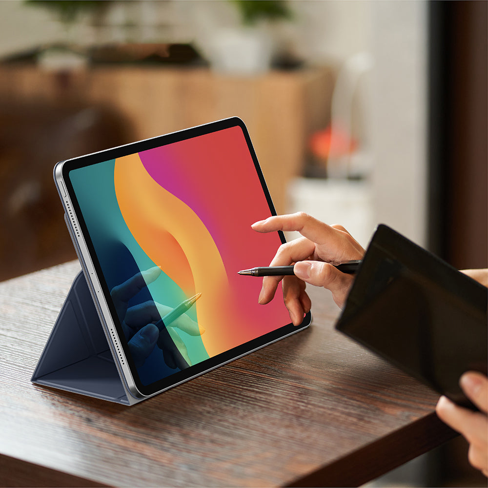 iPad Air 13 2024 Amazingthing Matte Pro Mag Folio Katlanabilir Magnetik Standlı Kılıf