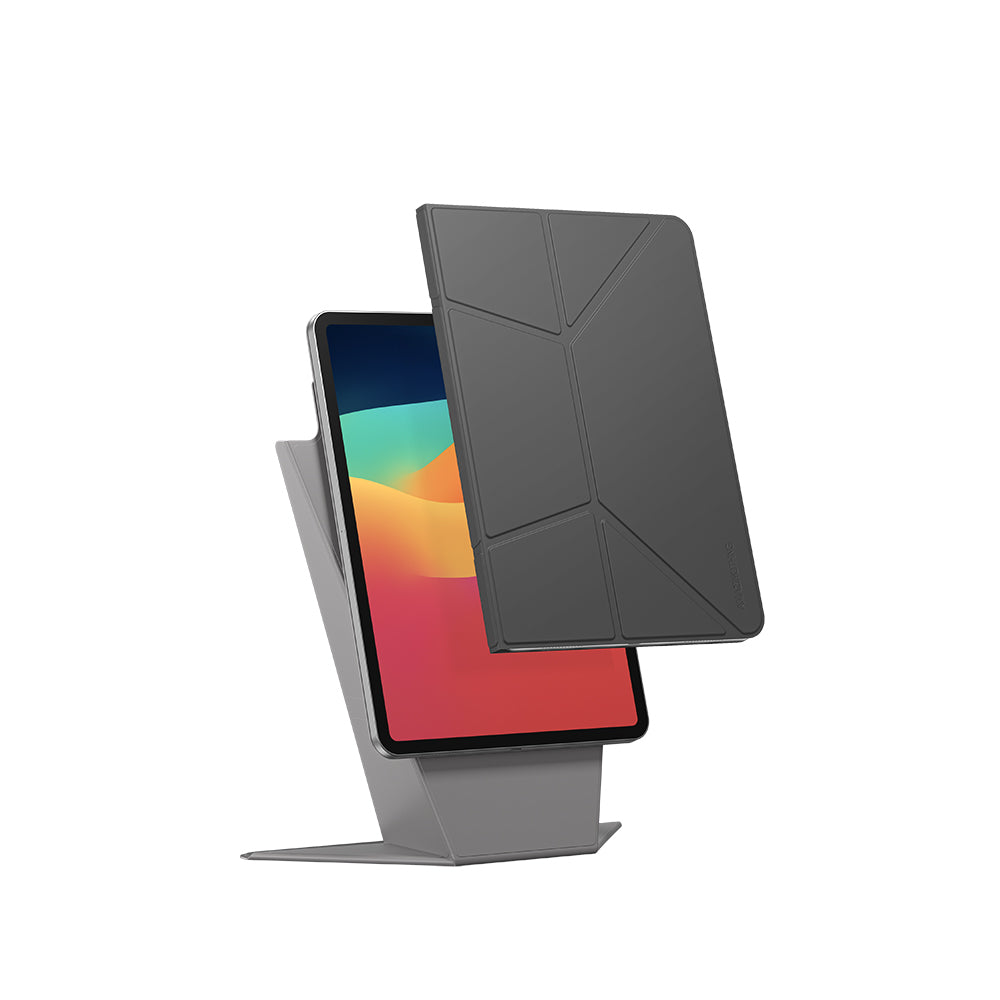 iPad Air 13 2024 Amazingthing Matte Pro Mag Folio Katlanabilir Magnetik Standlı Kılıf