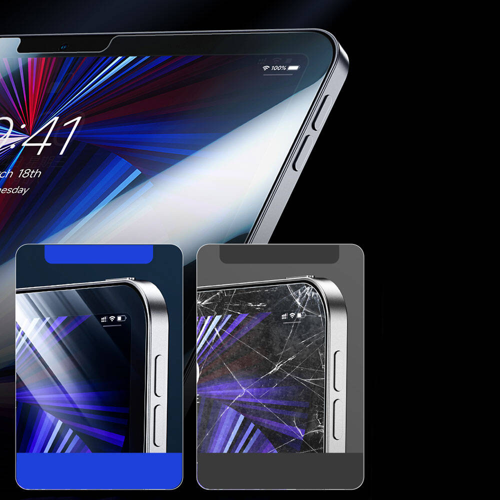 iPad Air 13 2024 Benks OKR Glass Warrior HD Parlak Ekran Koruyucu