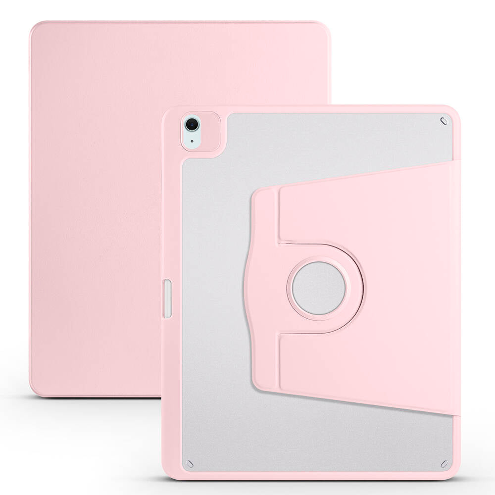iPad Air 13 2024 Kılıf Zore Termik Kalem Bölmeli Dönebilen Standlı Kılıf