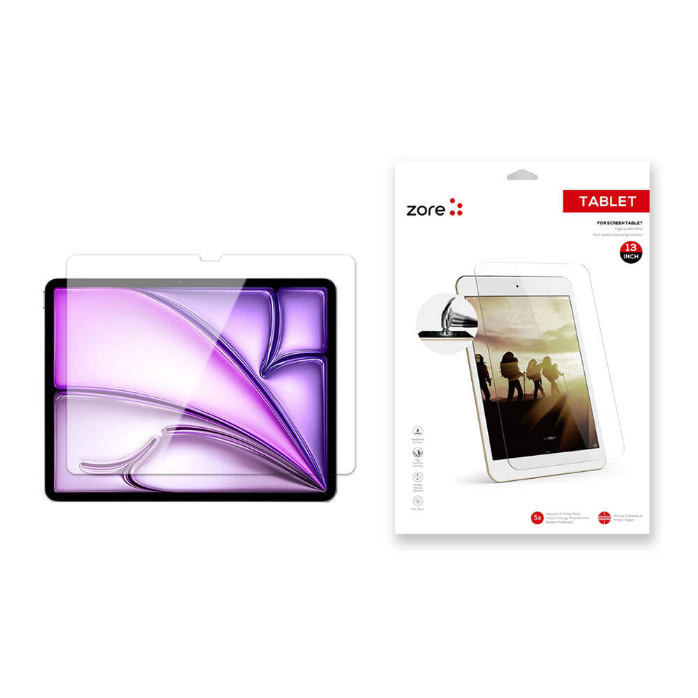 iPad Air 13 2024 Zore Tablet Blue Nano Ekran Koruyucu