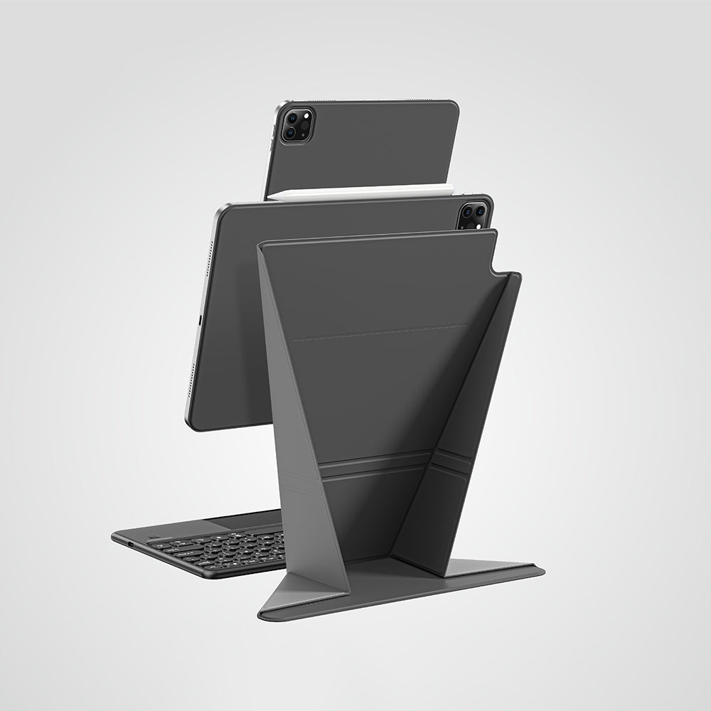 iPad Air 13 2025 M3 Amazingthing Matte Pro Mag Folio Katlanabilir Magnetik Standlı Kılıf