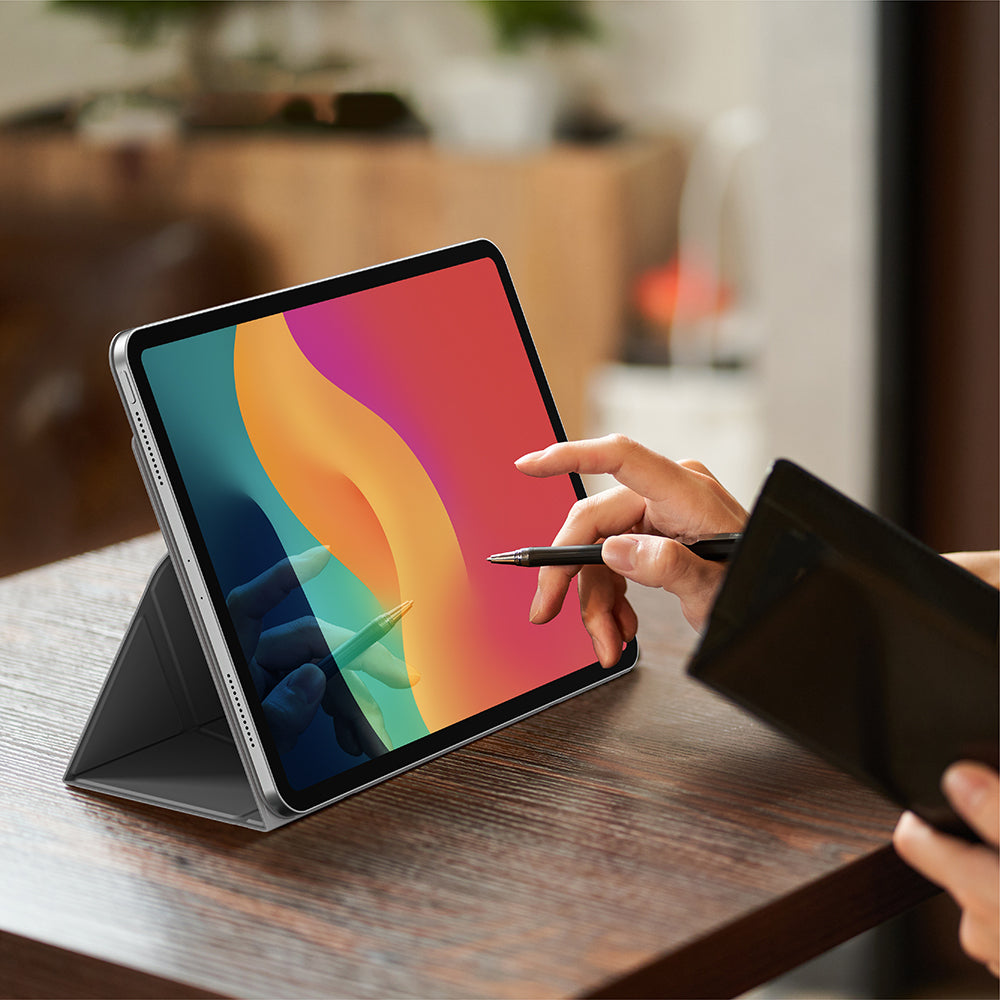iPad Air 13 2025 M3 Amazingthing Matte Pro Mag Folio Katlanabilir Magnetik Standlı Kılıf