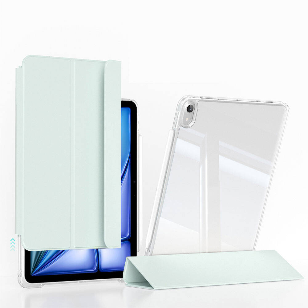iPad Air 13 2025 M3 Kılıf Magnetik Ayrılabilen Airbagli Zore Sliding Tablet Kılıfı