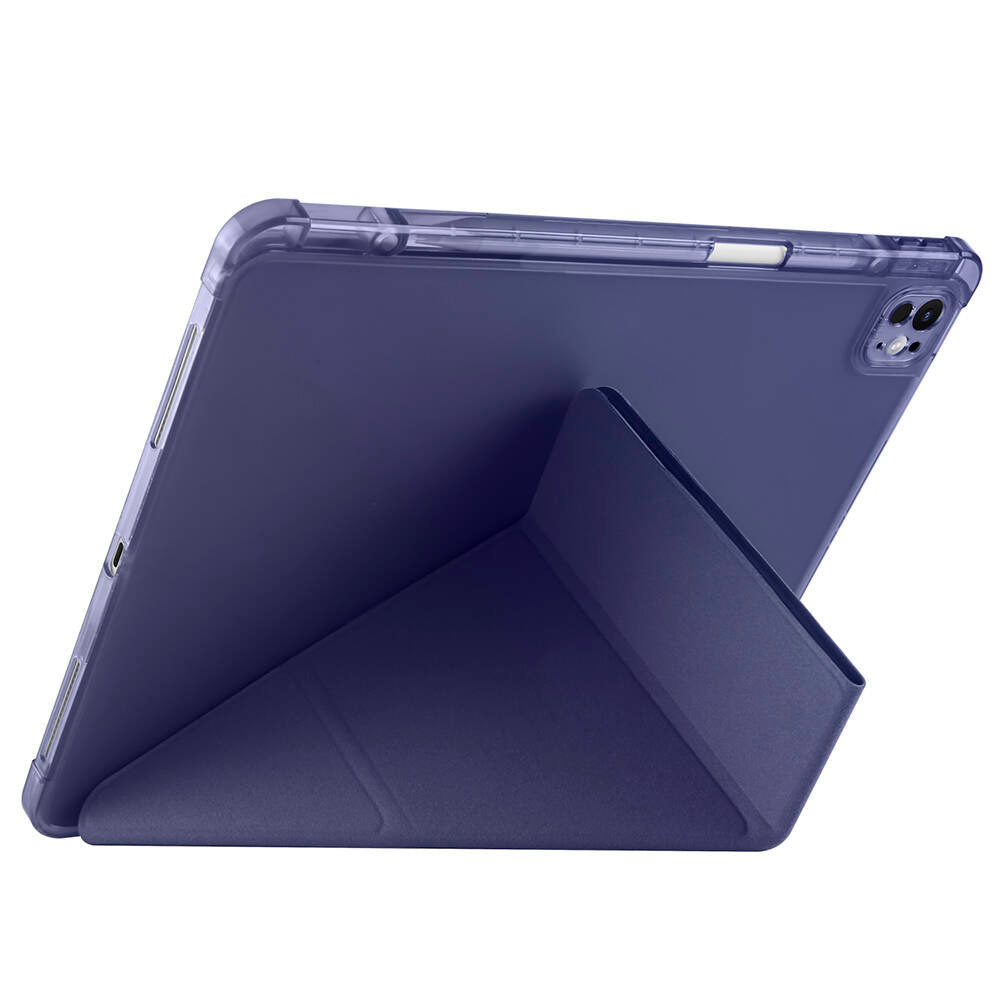 iPad Air 13 2025 M3 Kılıf Zore Tri Folding Kalem Bölmeli Standlı Kılıf