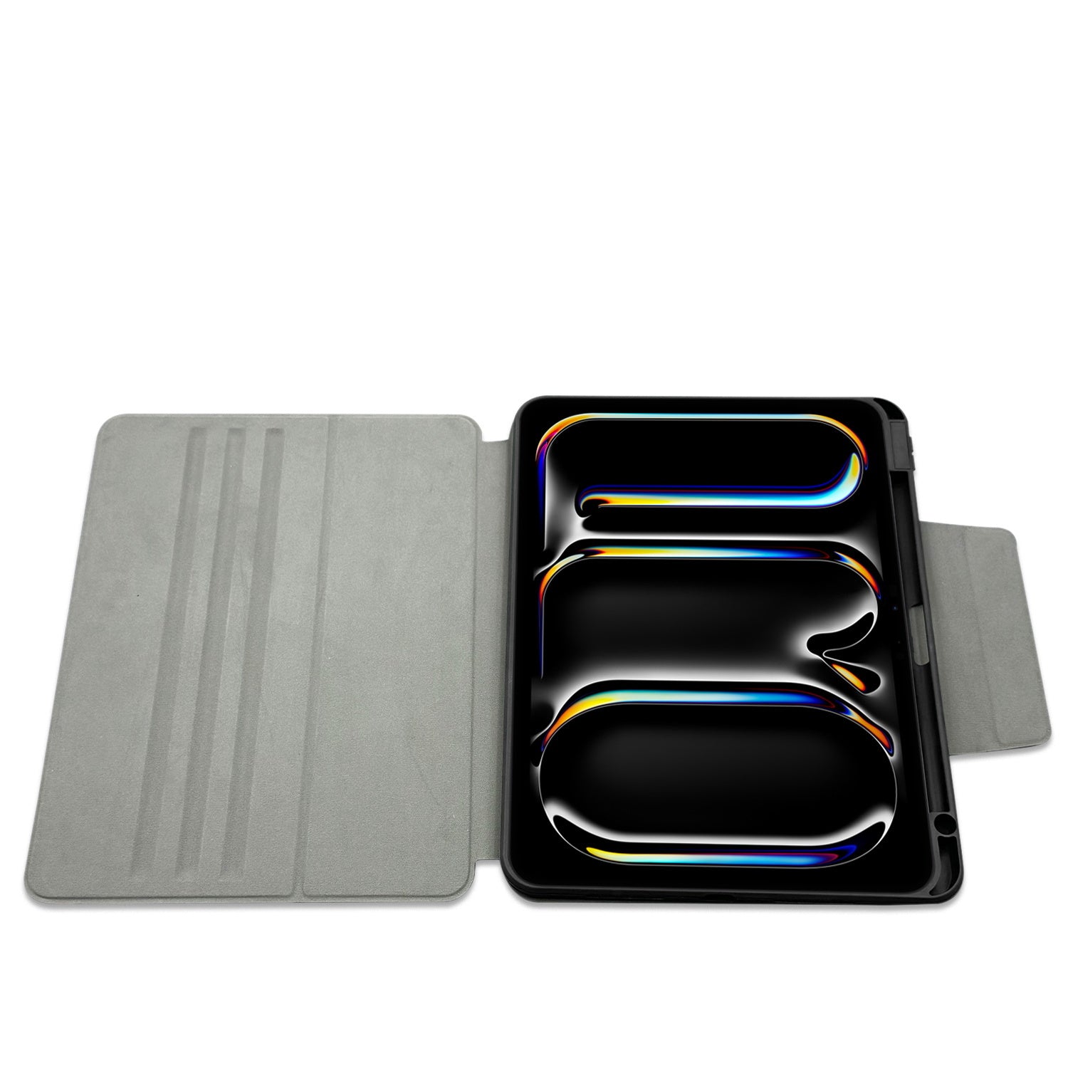 iPad Air 13 2025 M3 Raptic Spin Detachable Folio PU Ayrılabilir Kalem Bölmeli Standlı Kılıf