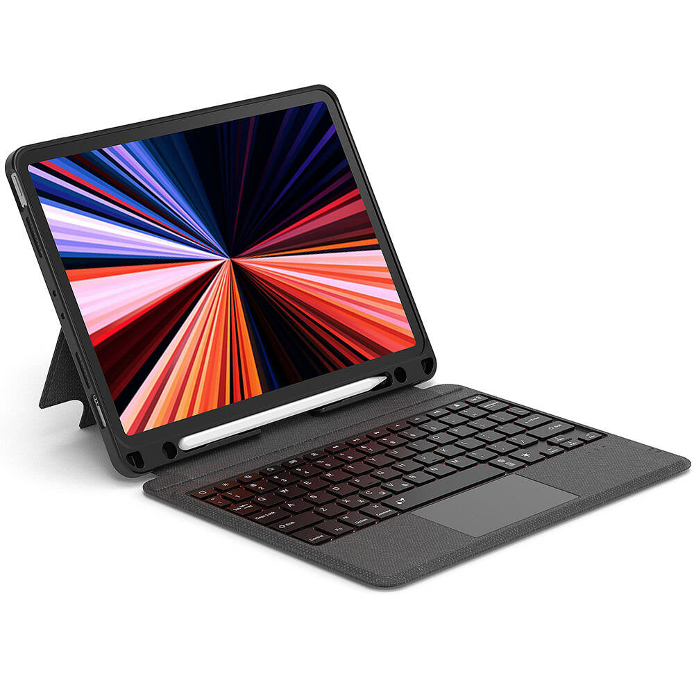 iPad Air 13 2025 M3 Wiwu Mag Touch Klavyeli Standlı Kılıf