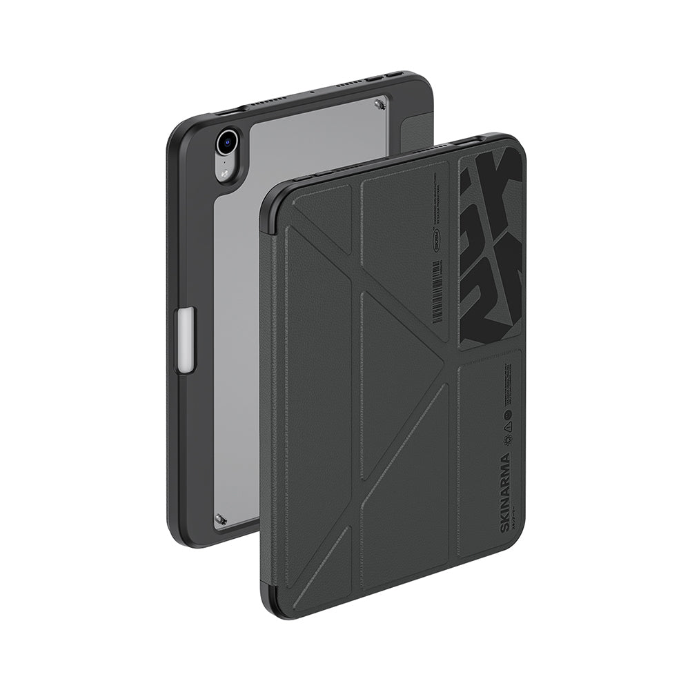 iPad Mini 2021 (6.Nesil) Kılıf Skinarma Desenli Airbag Tasarımlı Standlı Spunk Kılıf