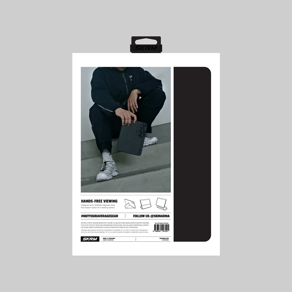 iPad Mini 2021 (6.Nesil) Kılıf Skinarma Desenli Airbag Tasarımlı Standlı Spunk Kılıf