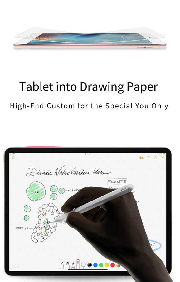 iPad Mini 5 Kağıt Hisli Wiwu iPaper Like Tablet Ekran Koruyucu