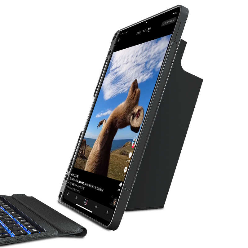 iPad Pro 10.5 (7.Nesil) Wiwu Mag Touch Klavyeli Standlı Kılıf
