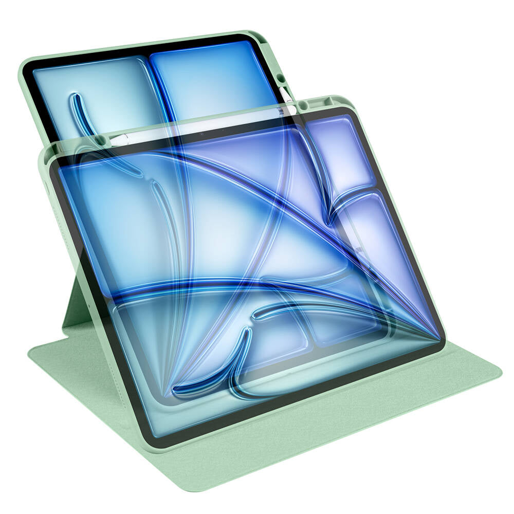 iPad Pro 11 2018 Kılıf Zore Termik Kalem Bölmeli Dönebilen Standlı Kılıf