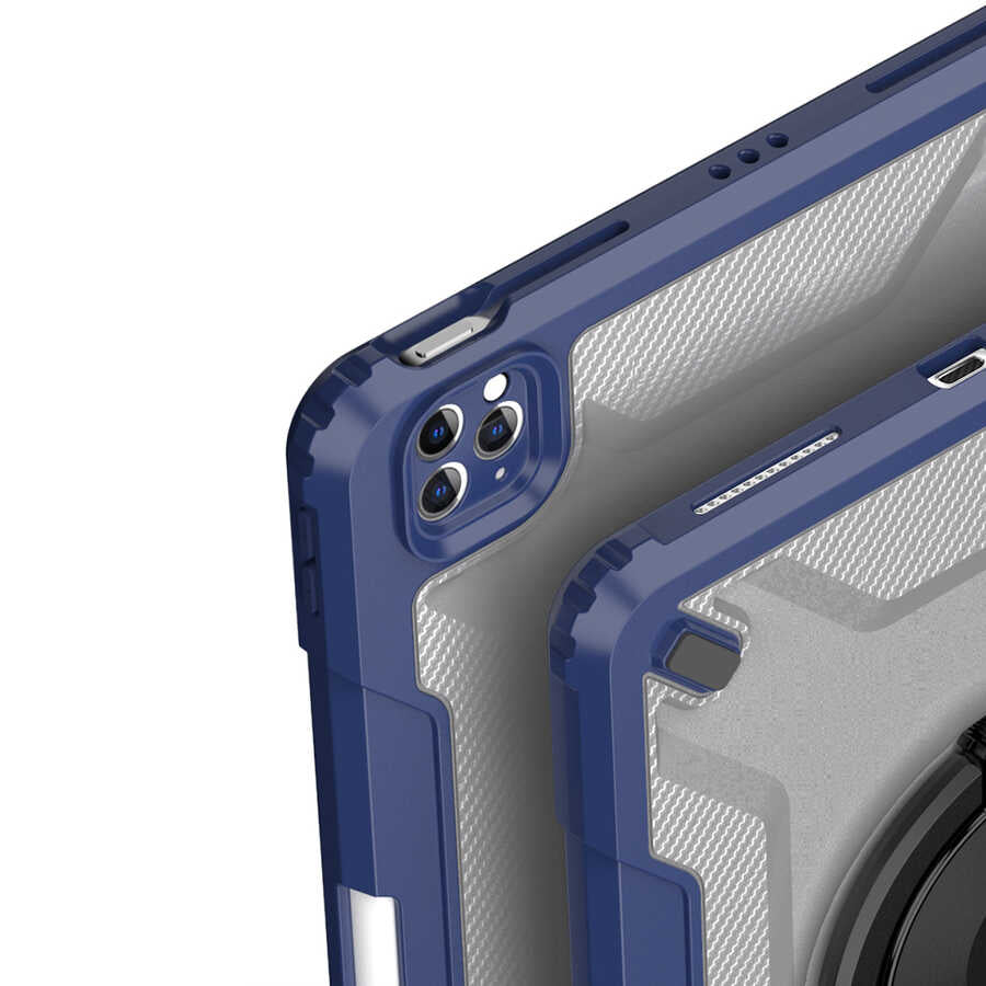 iPad Pro 11 2018 Wiwu Mecha Dönebilen Standlı Tablet Kılıfı