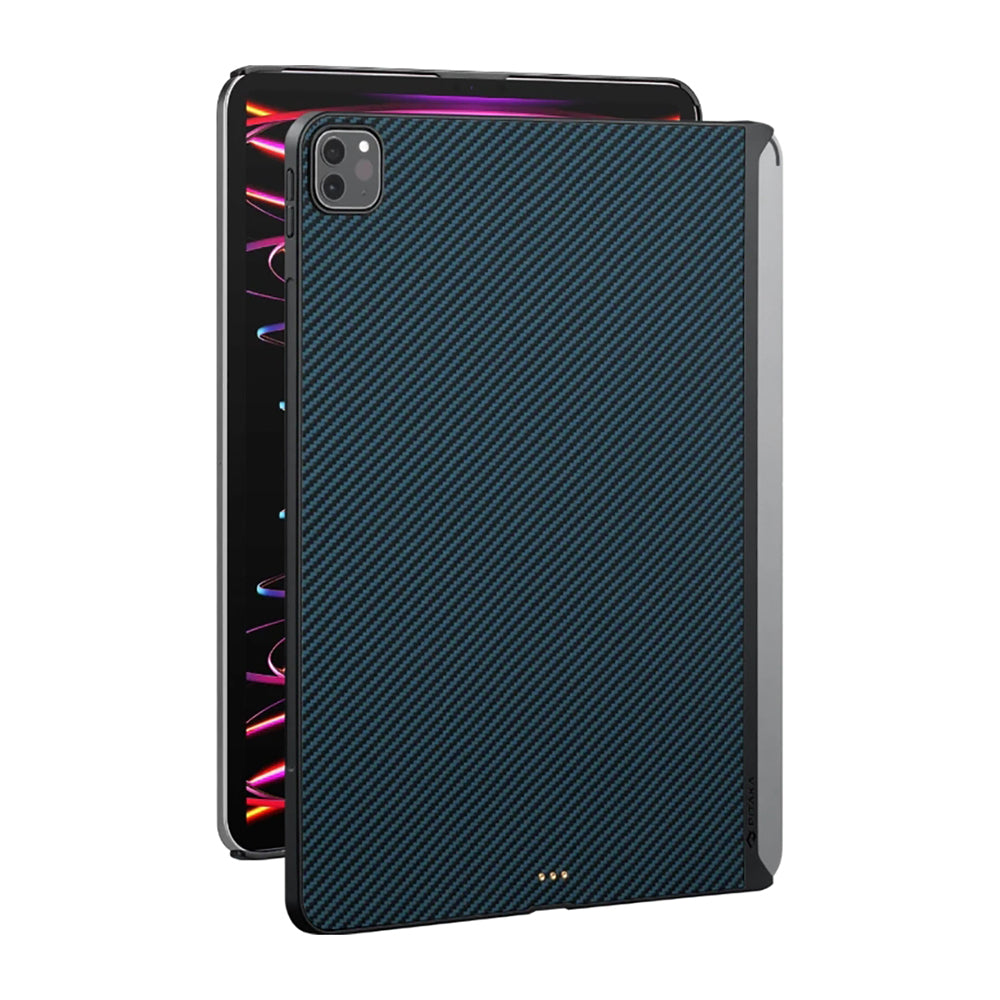 iPad Pro 11 2020 (2.Nesil) Kılıf Aramid Fiber Pitaka Ultra-Slim Classic Serisi Tablet Kılıf