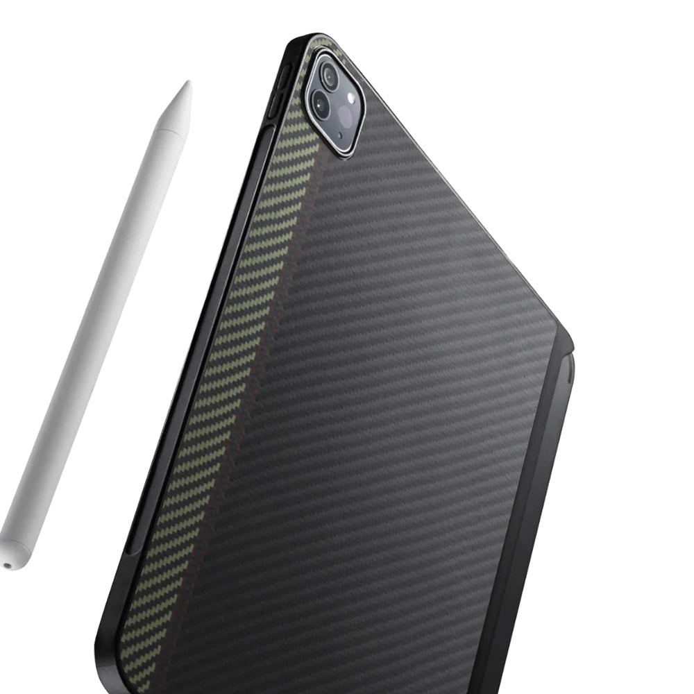 iPad Pro 11 2020 (2.Nesil) Kılıf Aramid Fiber Pitaka Ultra-Slim Classic Serisi Tablet Kılıf